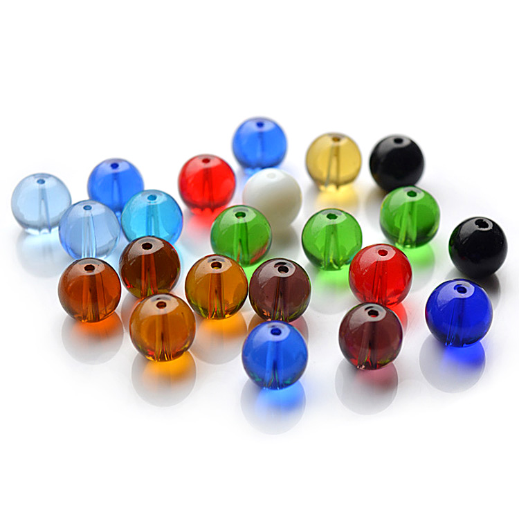 Crystal glass beads